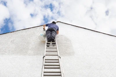 Peinture extérieure aux Authieux — façades et ravalement